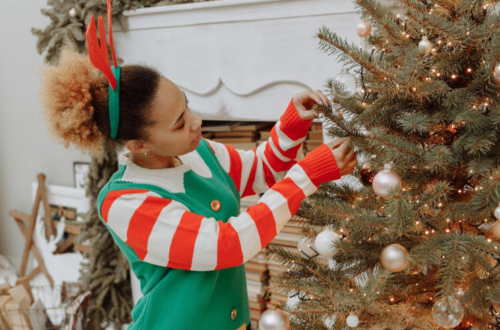 Adding Sparkle to Your Celebrations with a 10ft Christmas Tree with Lights