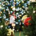 Flocked Christmas Trees for a Romantic Summertime